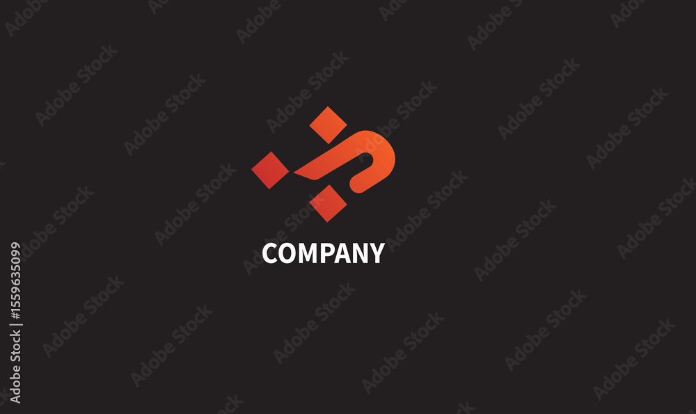 Obraz premium company minimal logo