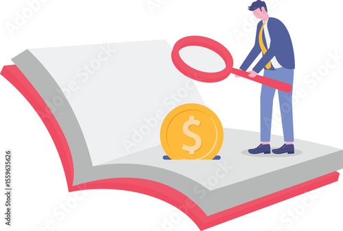 Investment in education and study tuition cost saving.University, academy,
