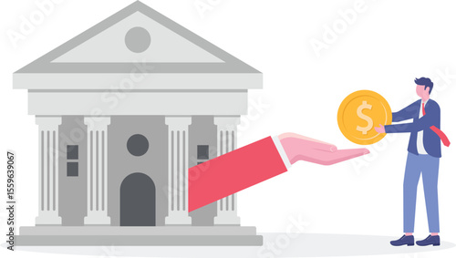 Investment bank financial service to provide invest advisory, wealth management or loan for company,
