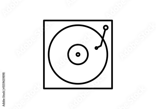 Icono negro de disco duro o lector de cds