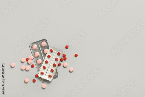 Different pills in blister ...