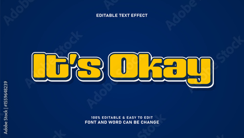 Editable retro style text effects