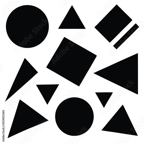 creative shape vector, unique polygon icon, abstract form silhouette, graphic design line art, modern shape symbol
