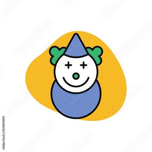 Clown Icon vector stock illustration