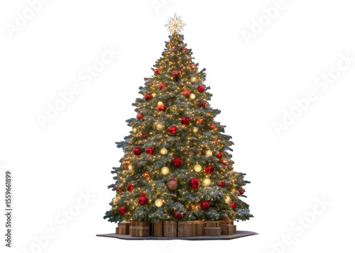 christmas-tree  on a isolated transparent background