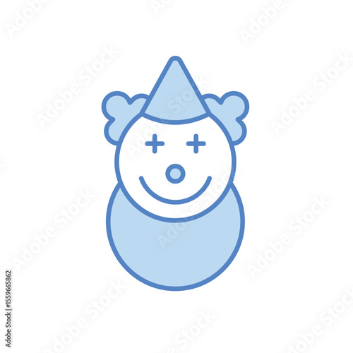 Clown Icon vector stock illustration
