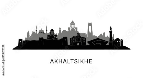 Akhaltsikhe Georgia Skyline.