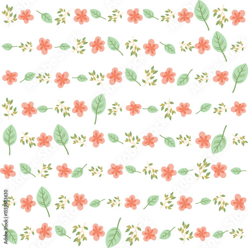 Seamless botanical design with tropical hibiscus and monstera. Perfect for vibrant summer backgrounds, wallpapers, fabric, and creative surface patterns