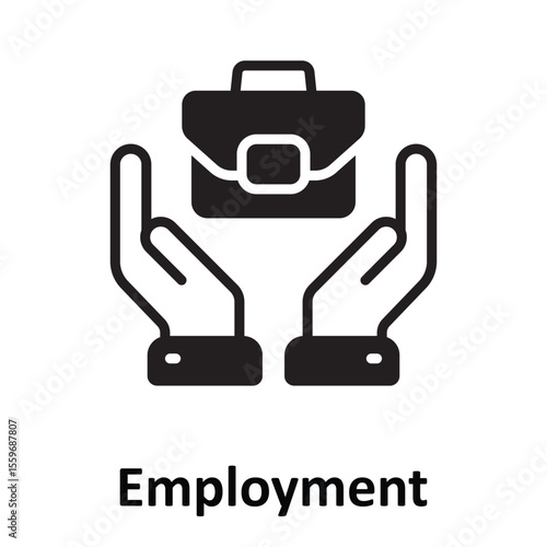 Employment Vector Icon which can easily modify or edit