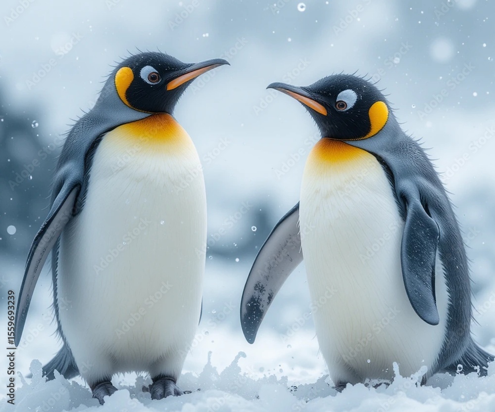 Fototapeta premium Penguin animal antartica wildlife