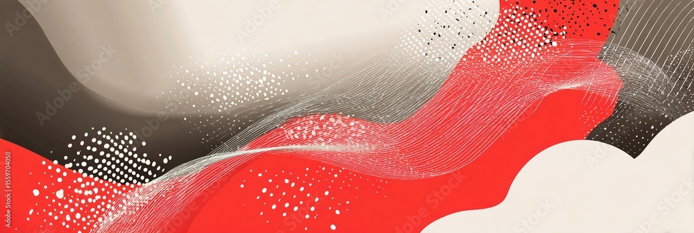 Obraz premium Vector abstract graphic design Banner Pattern background template. High quality