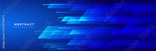 Futuristic blue Technology background. digital concept. website, poster, cover, flyer, brochure, banner, presentation