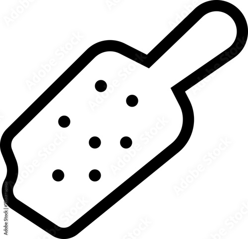 Gourmet Sea Salt icon, crystals of gourmet sea salt are meticulously arranged in an elegant, transparent inviting a sensory pristine purity and subtle allure. Cooking vector icons template design