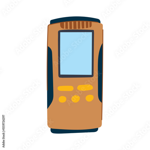calibration air quality monitor cartoon vector illustration