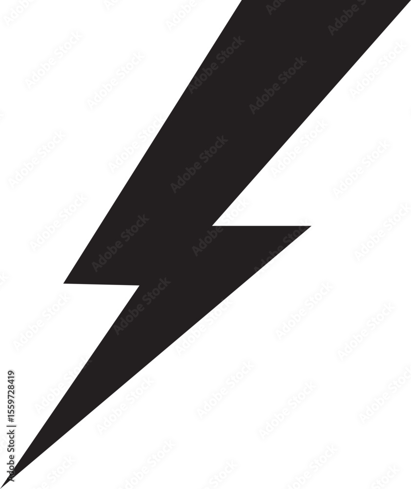 flash thunder power icon in flat. isolated on transparent background use Electric power symbol flash thunder power icon in flat. isolated on transparent background use Electric power symbol