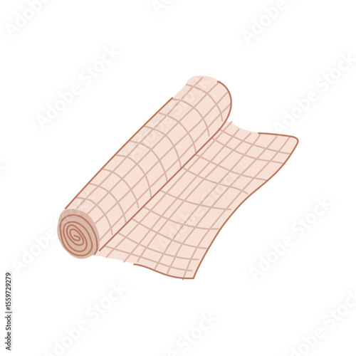 firstaid gauze roll cartoon vector illustration