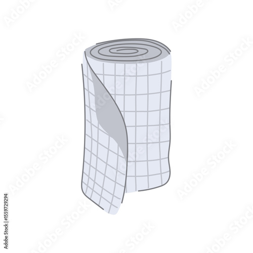 healthcare gauze roll cartoon vector illustration