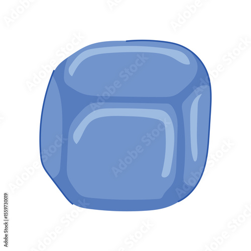 steel ice cubes reusable cartoon vector illustration