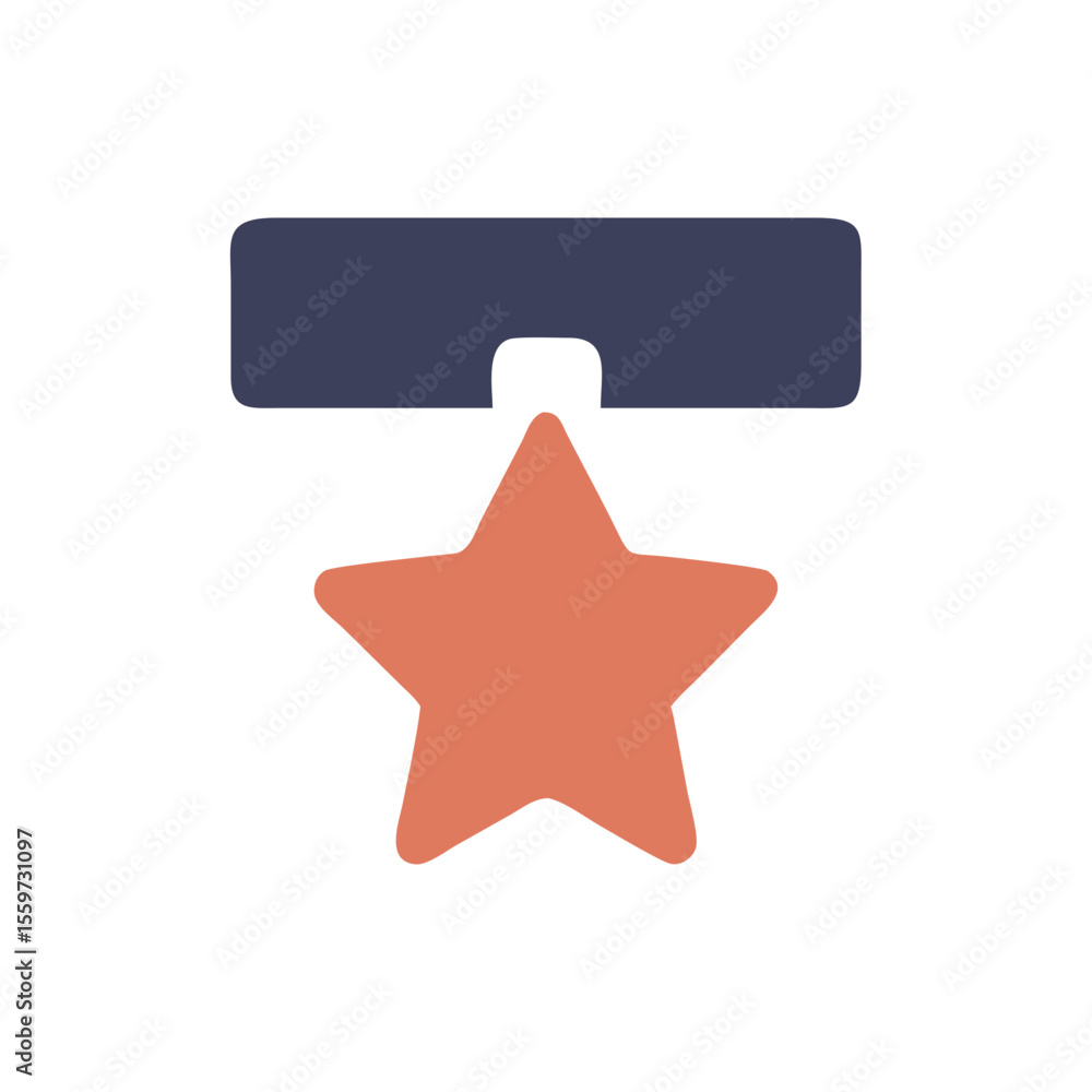 Obraz premium Star Favorite Icon