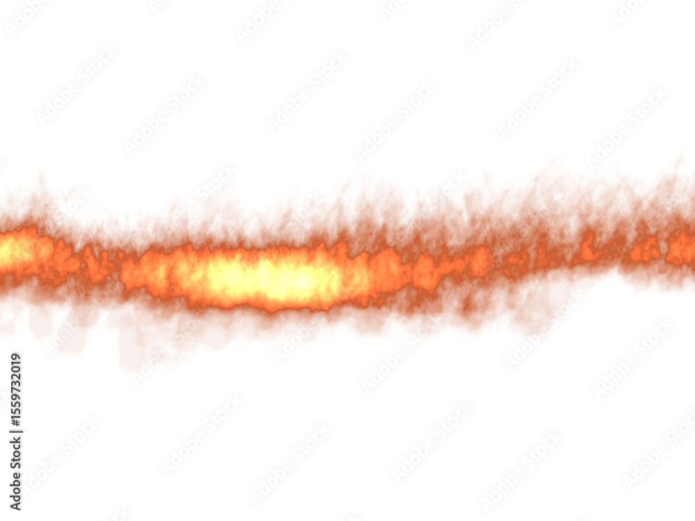 Orange flame brush stroke with glowing burn texture Orange flame brush stroke with glowing burn texture