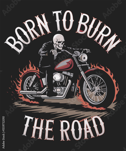 Ghost Rider Vibes Graphic Design
