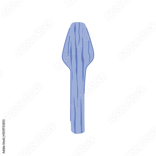 pediatric tongue depressor cartoon vector illustration