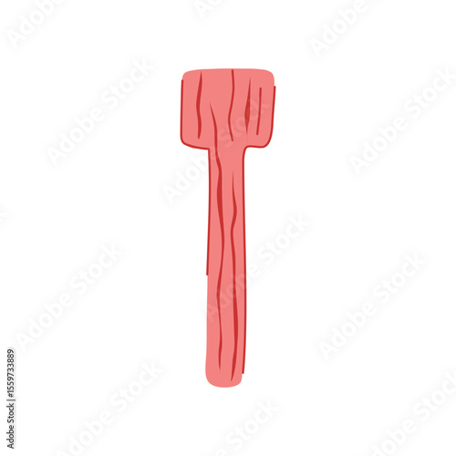 inspection tongue depressor cartoon vector illustration