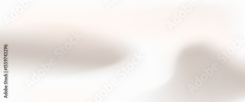 Wavy beige gradient background. Light calm blending template. Vector backdrop with soft blur taupe effect. Ombre pearl cream wallpaper. Pale beige colors abstract gradation design.