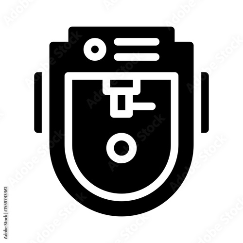 bidet glyph icon