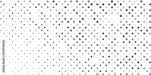 Modern grunge halftone gradient background. Faded grit noise texture. White and black sand wallpaper illustration art modern