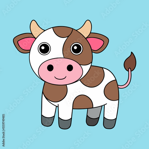 funny cow cartoon