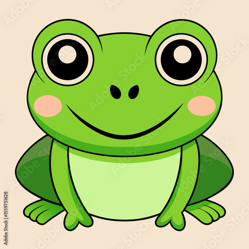 funny frog cartoon