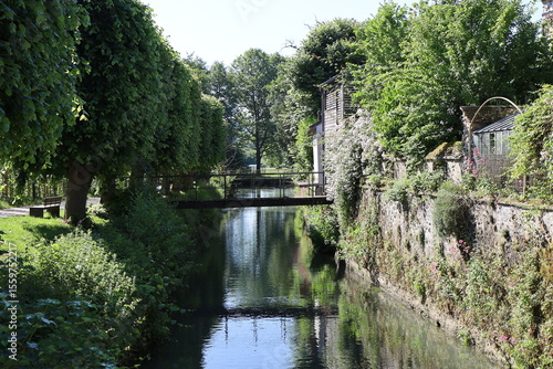 La rivière le Grand Morin, ville de Crécy la Chapelle, département de la Seine et Marne, France
