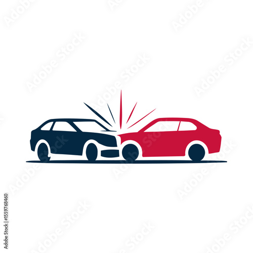 Car accident icon