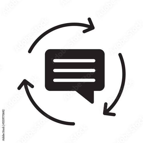 Feedback Vector Icon which can easily modify or edit

