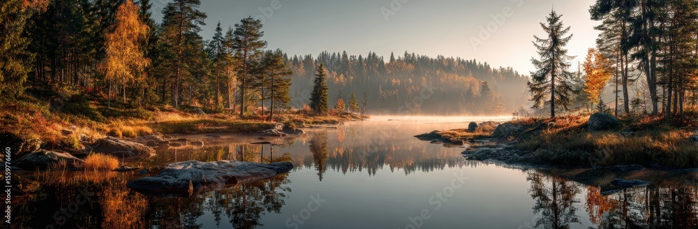 Fototapeta premium reflection in the water