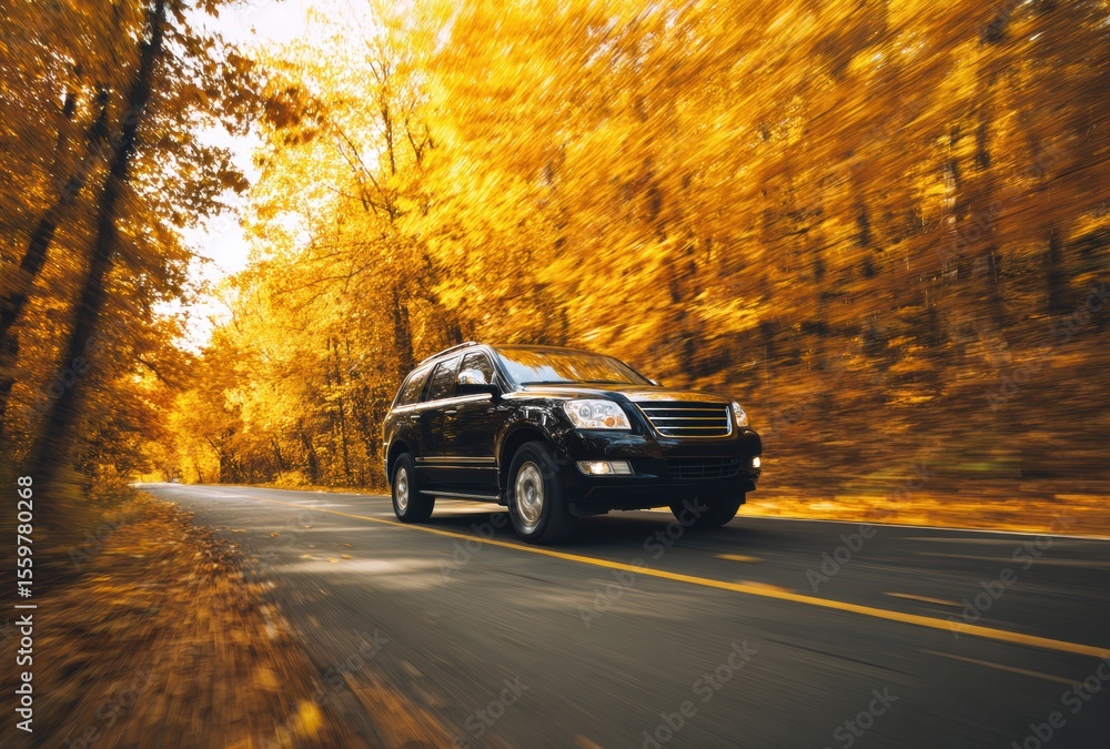 Fototapeta premium driving on the road