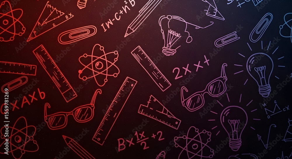 Back to School Education Supplies and Science Concepts Back to School Education Supplies and Science Concepts