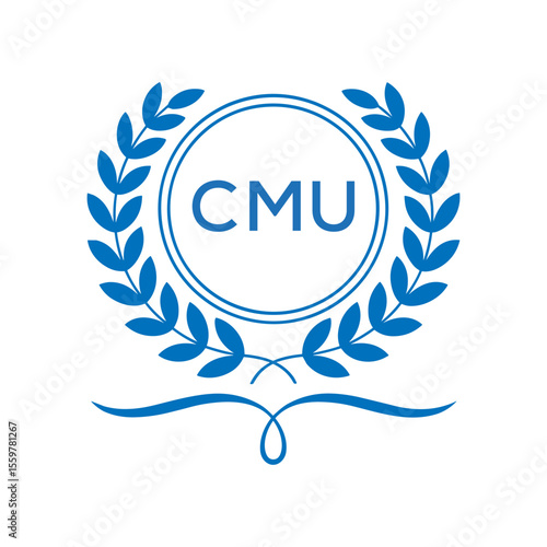 Royal Shield Logo with Wings and Crown – CMU Elite Security or Premium Brand Identity Design
