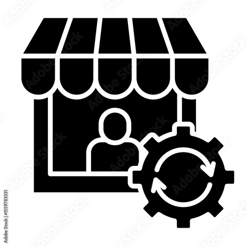 External Vendor  Icon Element For Design
