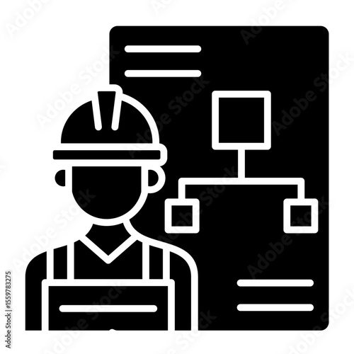 Subcontracting  Icon Element For Design
