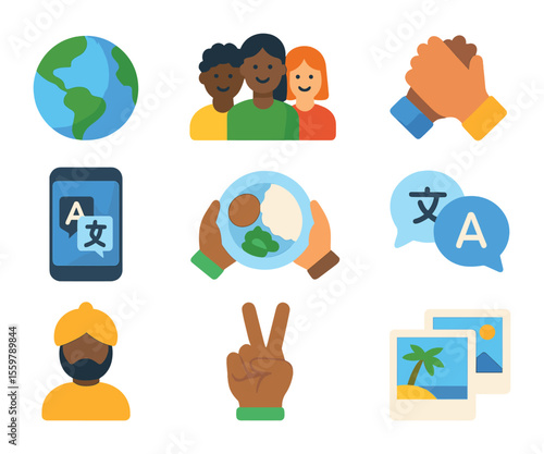 Sci-Fi Icon Grid. Solid, filled icons set of sci-fi screen interference: static noise, signal scramble, energy