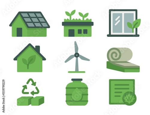 Flower Care Icons. Solid, filled icons set of flower care: blooming flower, watering spout, flower pot, water