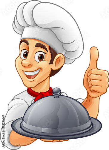 Chef Baker Cartoon Cook Mas...