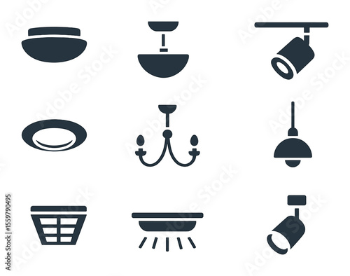 Social Media Icons Grid. Solid, filled icons set of platform-specific strategies: Instagram logo, TikTok icon,