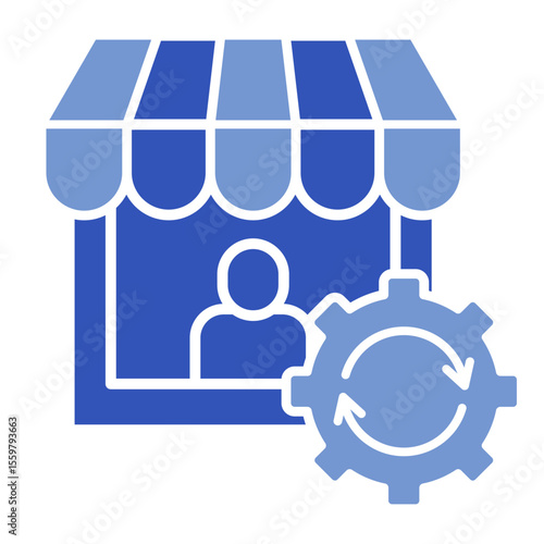 External Vendor  Icon Element For Design
