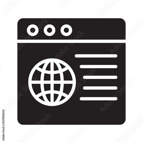 Internet publishing Vector Icon which can easily modify or edit