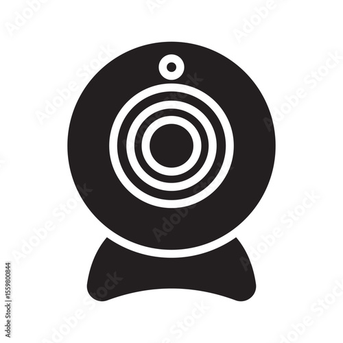 Computer cam Vector Icon which can easily modify or edit