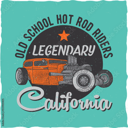 old school hot road riders 