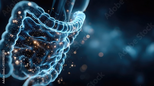 Digestive health optimized with biohacking techniques involving gut microbiome support, dietary adjustments, supplementation, and lifestyle changes to improve nutrient absorption 